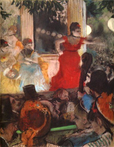 The Cafe-Concert at Les Ambassadeurs by Edgar Degas